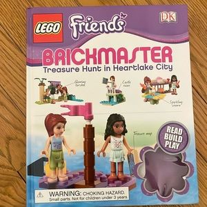 NEW Lego Brickmaster FRIENDS Book Minifigs RETIRED TREASURE HUNT HEARTLAKE CITY